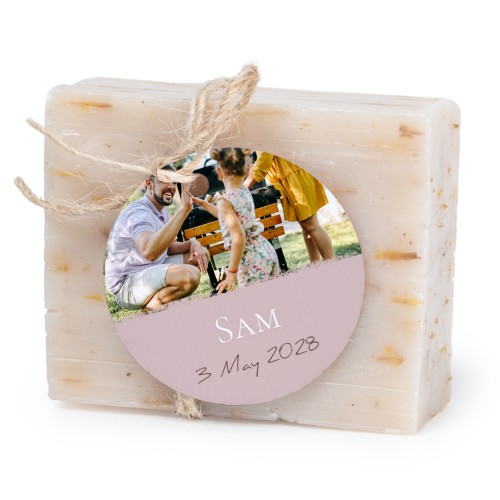 Fast tvål med rund etikett (6 st)