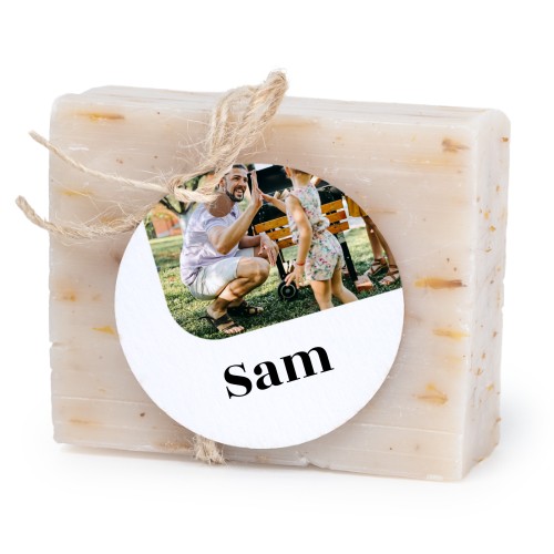 Lot de 6 savons avec étiquettes rondes