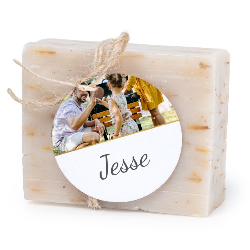 Lot de 6 savons avec étiquettes rondes