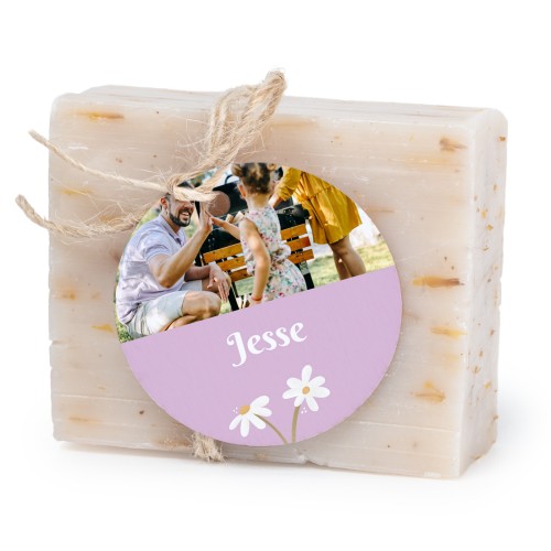 Soap bar with round label (6 pcs)