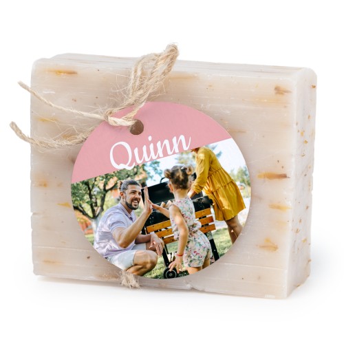 Lot de 6 savons avec étiquettes rondes