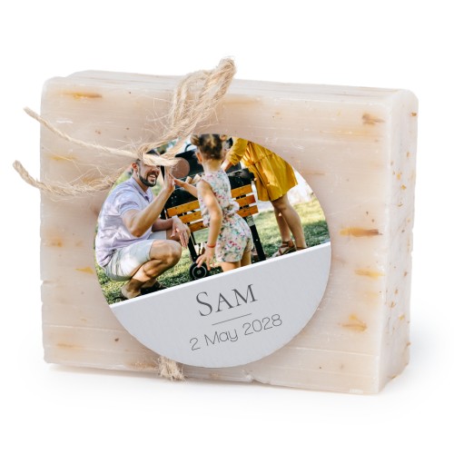 Seife mit rundem Etikett (6er-Set)