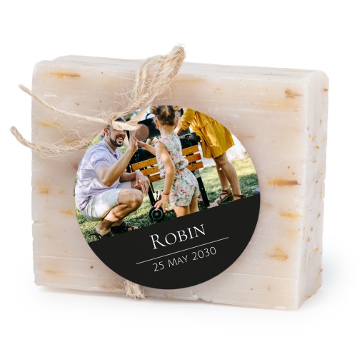 Seife mit rundem Etikett (6er-Set) Seife mit rundem Etikett (6er-Set)