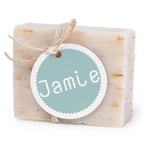 Palasaippua pyöreällä etiketillä (6 kpl) Palasaippua pyöreällä etiketillä (6 kpl)