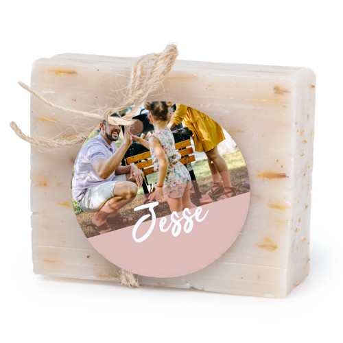 Soap bar with round label (6 pcs)