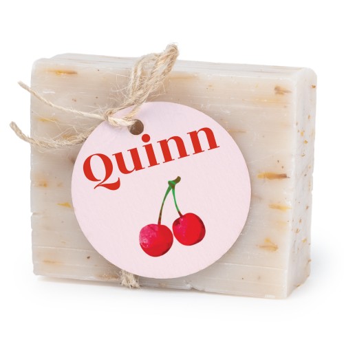 Soap bar with round label (6 pcs)
