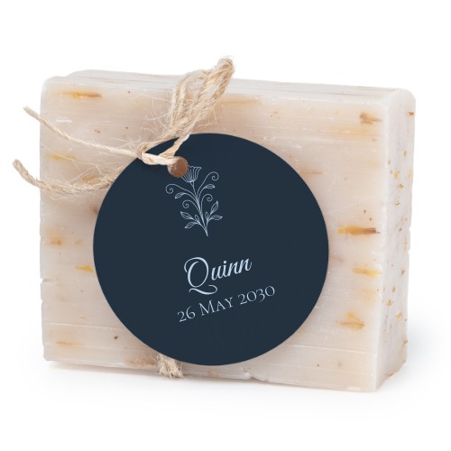 Soap bar with round label (6 pcs)