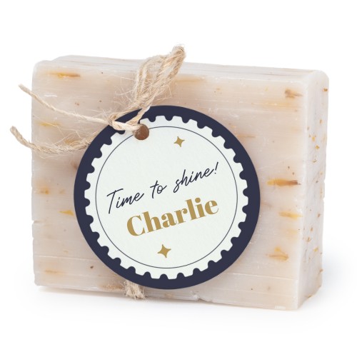 Seife mit rundem Etikett (6er-Set)