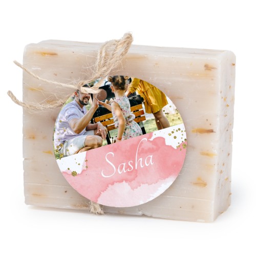 Fast tvål med rund etikett (6 st)