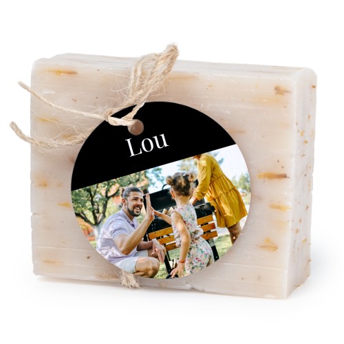 Seife mit rundem Etikett (6er-Set)