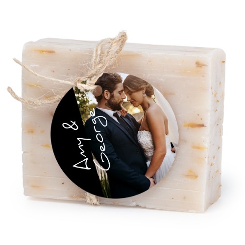 Soap bar with round label (6 pcs)