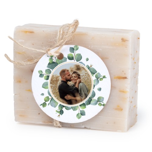 Soap bar with round label (6 pcs)