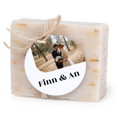 Fast tvål med rund etikett (6 st)