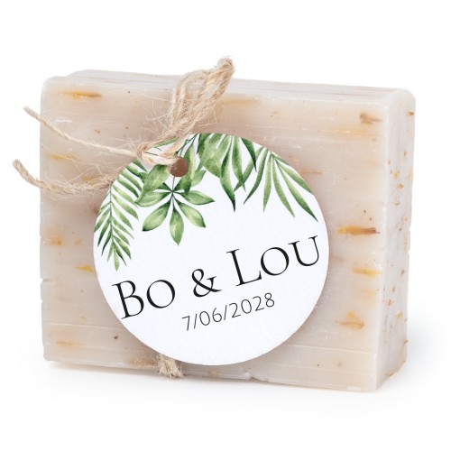 Palasaippua pyöreällä etiketillä (6 kpl)