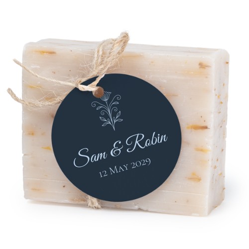 Soap bar with round label (6 pcs) Soap bar with round label (6 pcs)