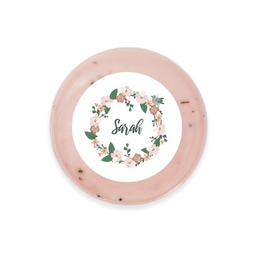 Flower Wreath Birds - Text Only