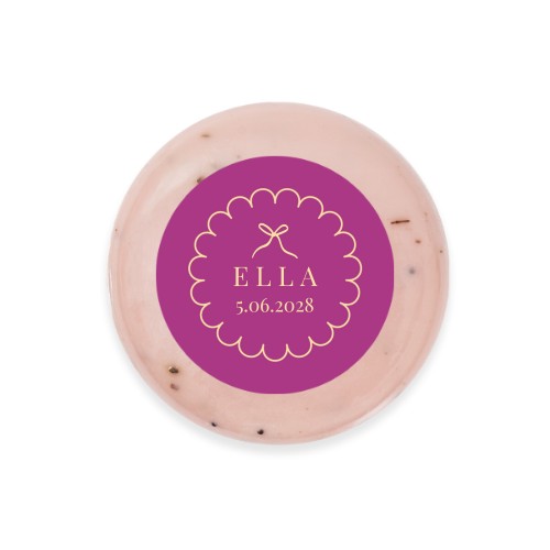 Classy Scallop Bow - Text Only