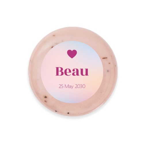 Colour Block Heart - Text Only