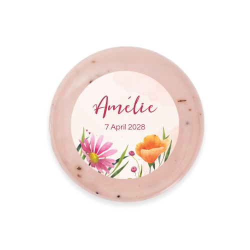 Seifenstücke Geschenkset mit Fotoaufklebern (6er Set)