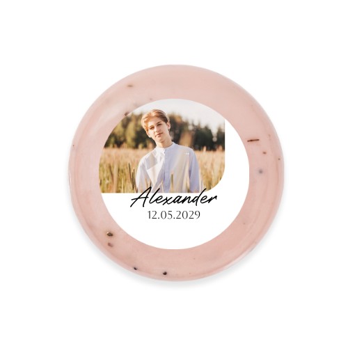 Round Bar of Soap with Sticker (set of 6) Round Bar of Soap with Sticker (set of 6)