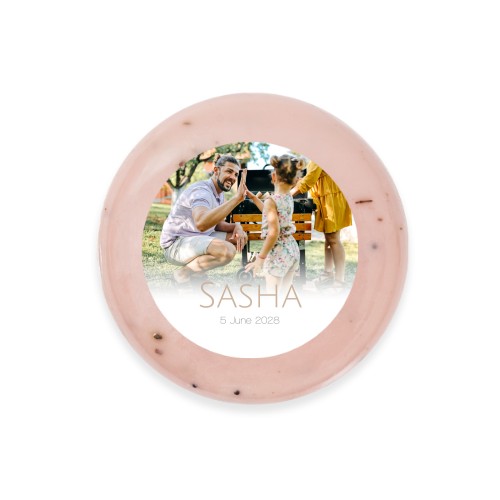 Round Bar of Soap with Sticker (set of 6) Round Bar of Soap with Sticker (set of 6)
