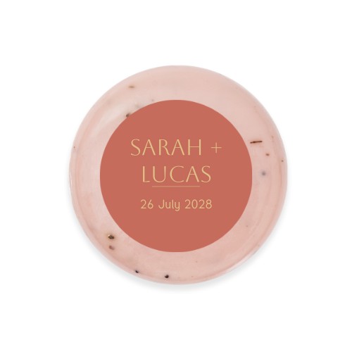 Round Bar of Soap with Sticker (set of 6)