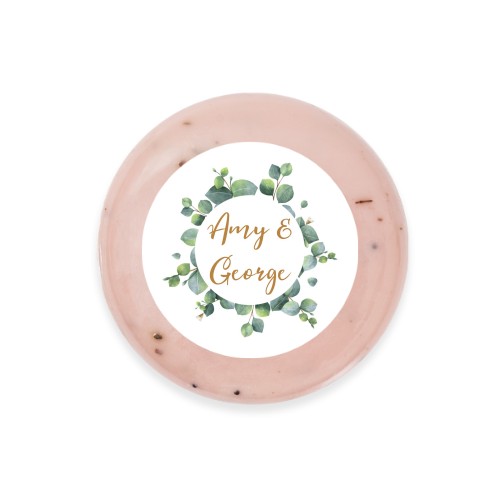 Round Bar of Soap with Sticker (set of 6)