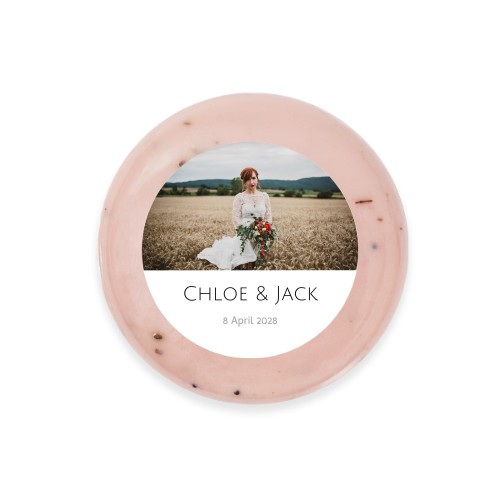 Round Bar of Soap with Sticker (set of 6)