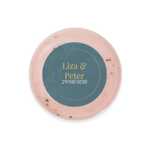 Round Bar of Soap with Sticker (set of 6)