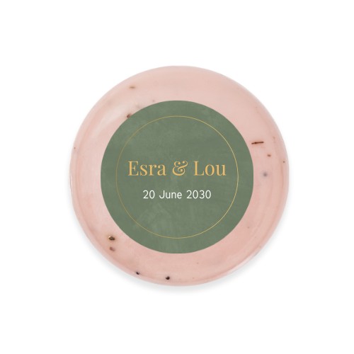 Round Bar of Soap with Sticker (set of 6)