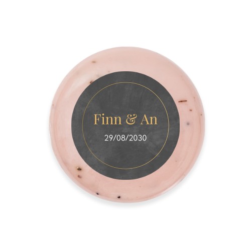 Round Bar of Soap with Sticker (set of 6)