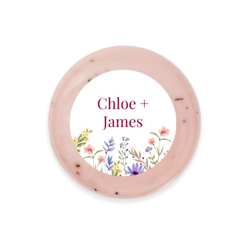 Round Bar of Soap with Sticker (set of 6)