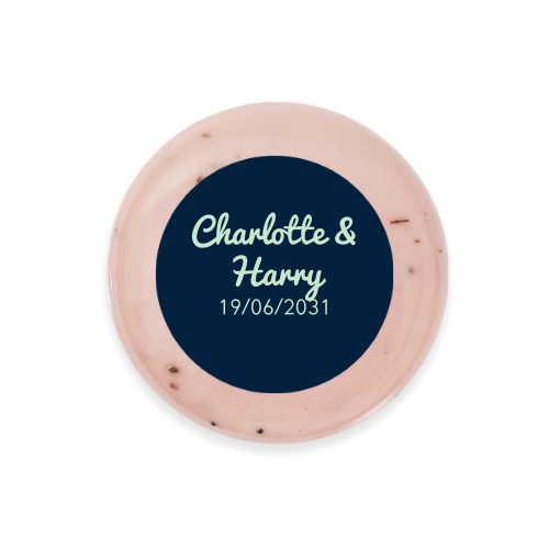 Round Bar of Soap with Sticker (set of 6)