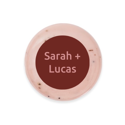 Round Bar of Soap with Sticker (set of 6)