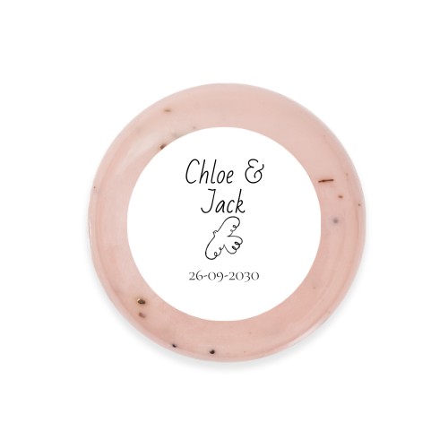 Round Bar of Soap with Sticker (set of 6)