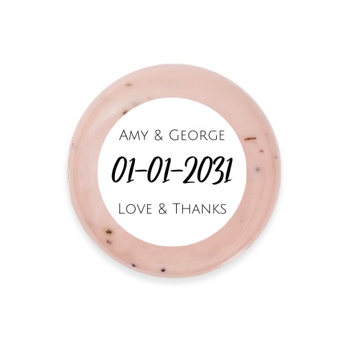 Round Bar of Soap with Sticker (set of 6)