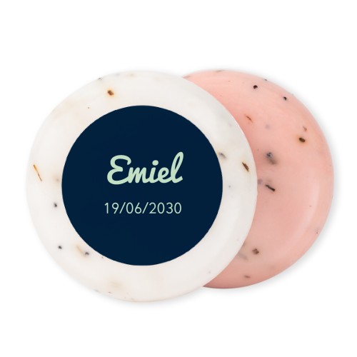 Round Bar of Soap with Sticker (set of 12)