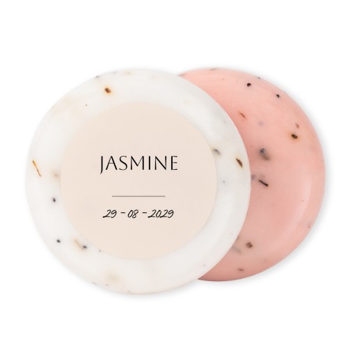 Round Bar of Soap with Sticker (set of 12)