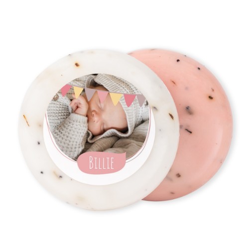 Pyöreä saippua tarralla - 12 kpl