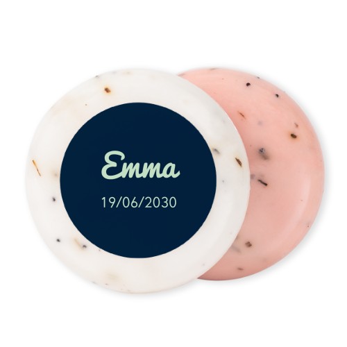 Round Bar of Soap with Sticker (set of 12) Round Bar of Soap with Sticker (set of 12)