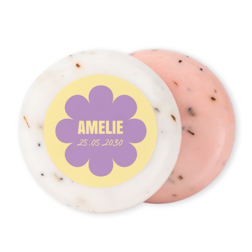 Round Bar of Soap with Sticker (set of 12)