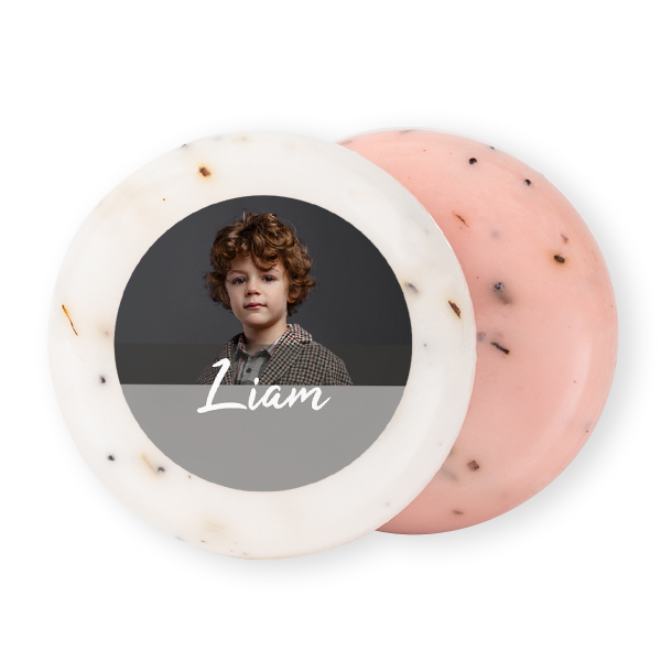 Round Bar of Soap with Sticker (set of 12)