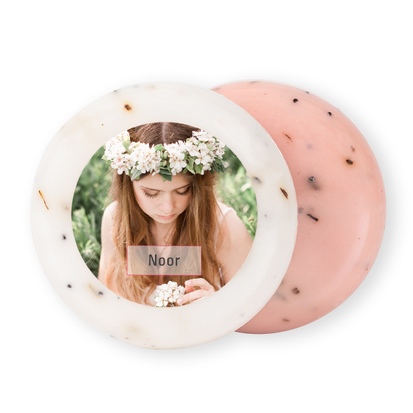 Round Bar of Soap with Sticker (set of 12)