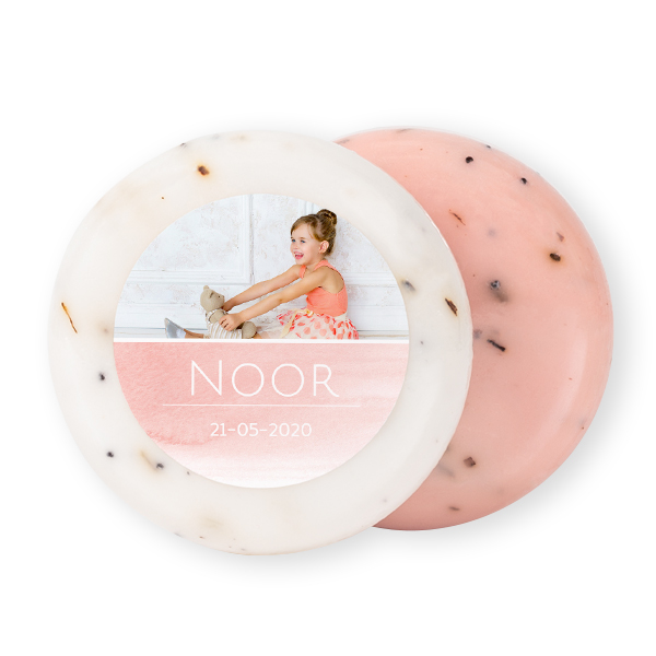 Round Bar of Soap with Sticker (set of 12)