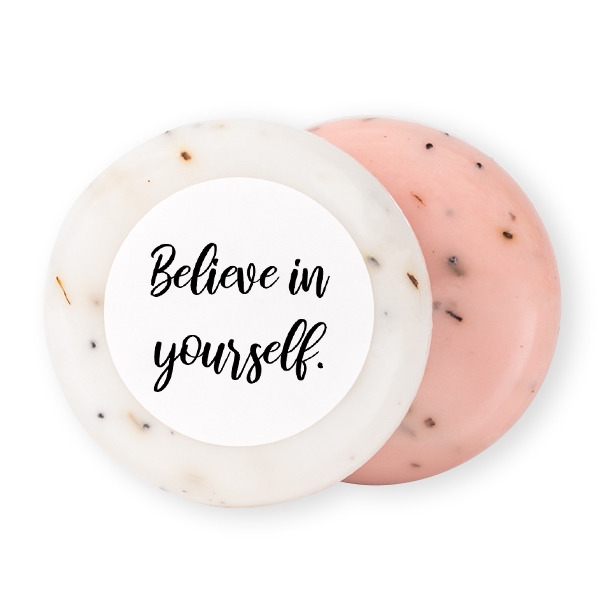 Round Bar of Soap with Sticker (set of 12) Round Bar of Soap with Sticker (set of 12)