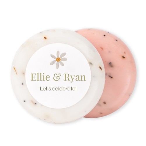 Round Bar of Soap with Sticker (set of 12)