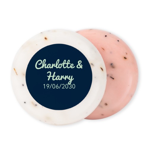 Round Bar of Soap with Sticker (set of 12)