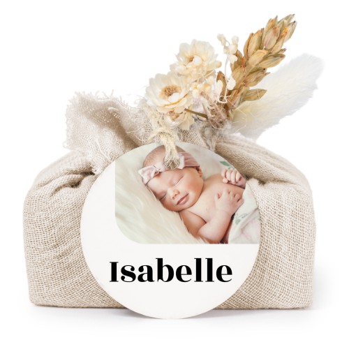 Seifen in beigefarbenem Tetra Pak mit rundem Etikett (6er-Set)