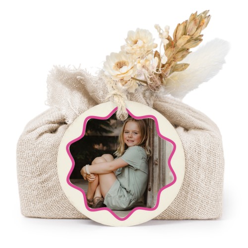 Lot de 6 savons avec emballage en coton beige et étiquettes rondes