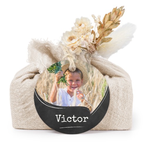 Seifen in beigefarbenem Tetra Pak mit rundem Etikett (6er-Set)